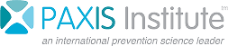 Logo of PAXIS Institute, prevention science leader.